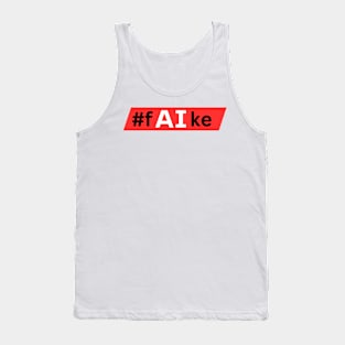 fake art banner Tank Top